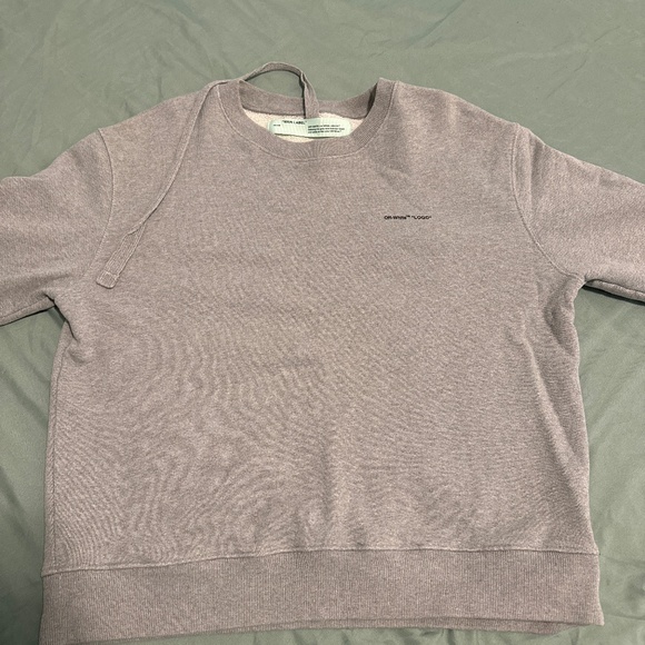 Off-White Men's Grey Crewneck L - Picture 1 of 5